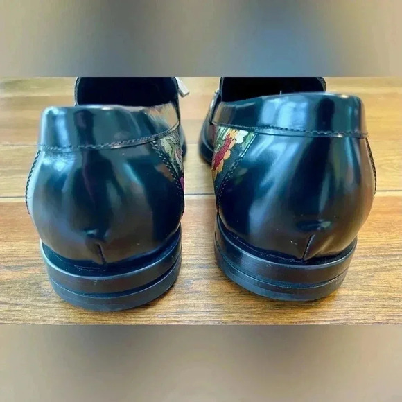 Giovanni Conti | Italian Flower Textile / Brocade & Leather Loafer | W 11 - Picture 6 of 7